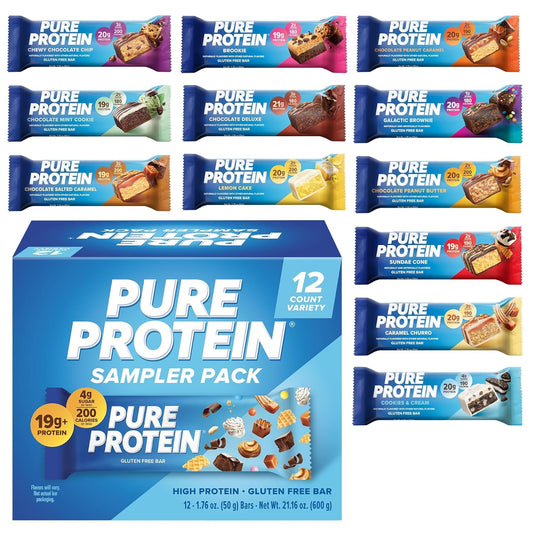 Pure Protein - Variety Pack - 20G Protein  - 12 CT
