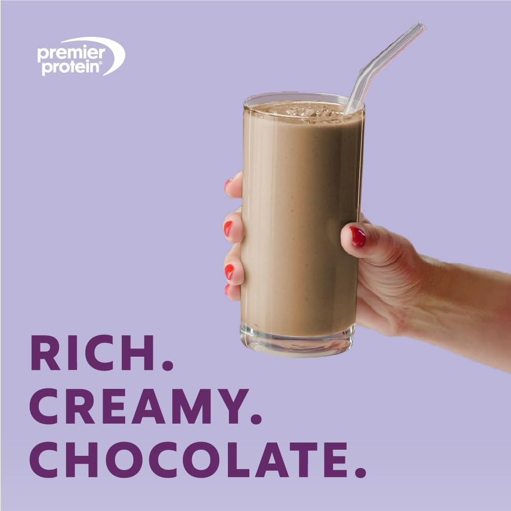 Powder plus Fiber, Chocolate, 25G Protein, 7G Fiber to Support Gut Health, No Added Sugar (17 Servings)