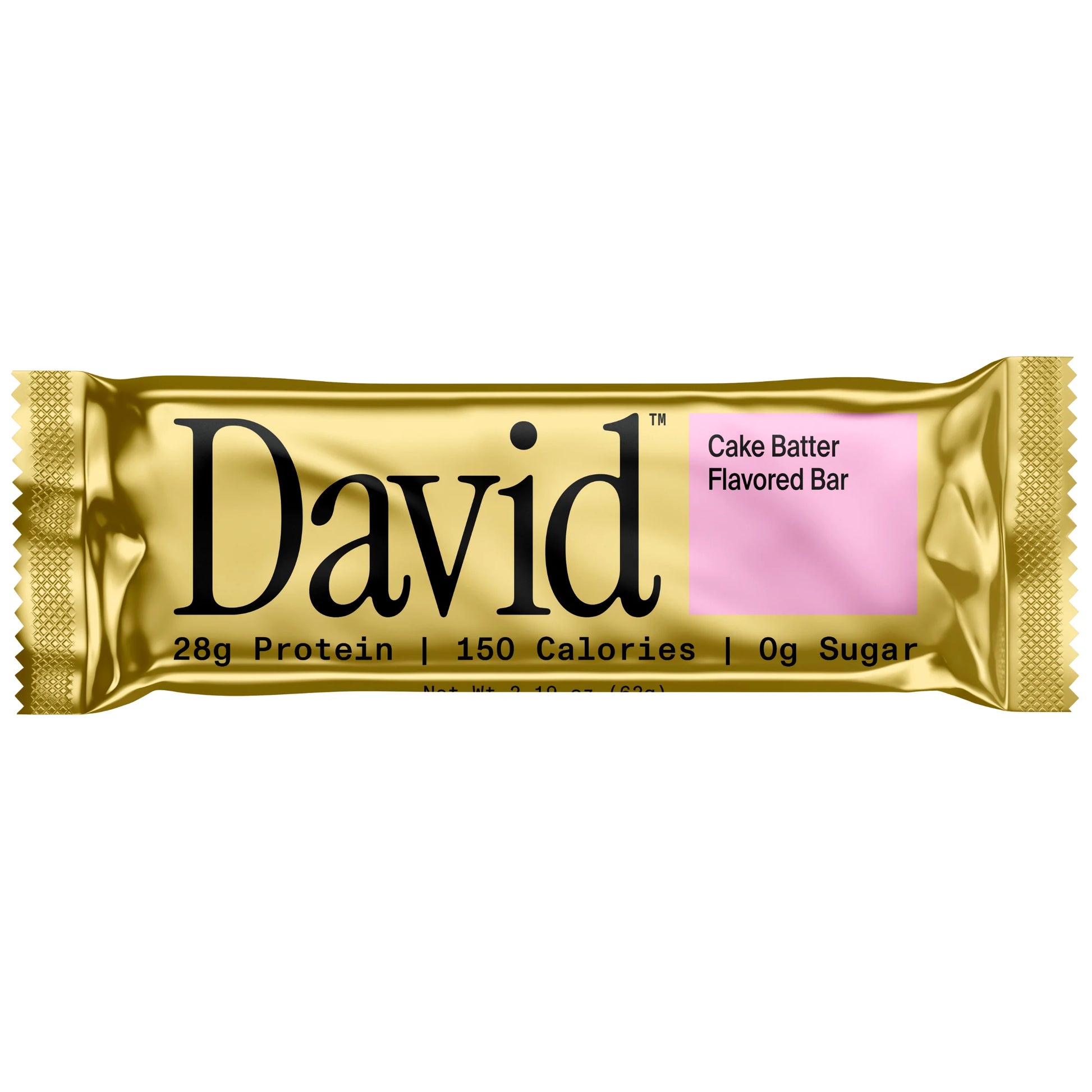 David High Protein Bars, Cake Batter - 28G Protein - 1 Carton, 12CT