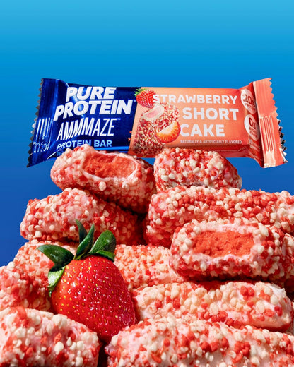 Pure Protein - AMMMAZE Strawberry Shortcake - 20G High Protein - 12CT