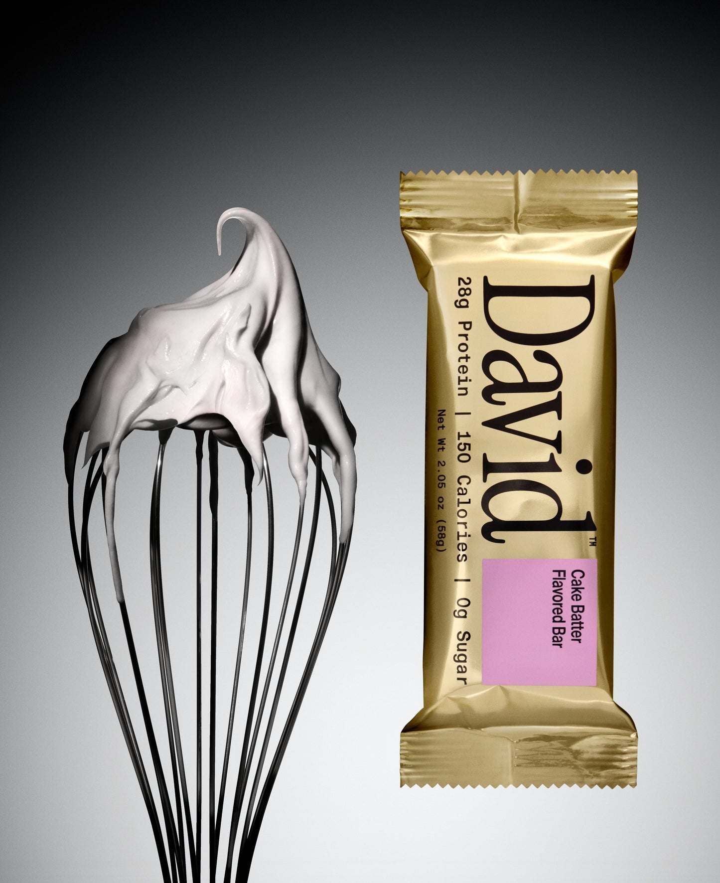 David High Protein Bars, Cake Batter - 28G Protein - 1 Carton, 12CT