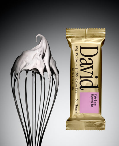 David High Protein Bars, Cake Batter - 28G Protein - 1 Carton, 12CT
