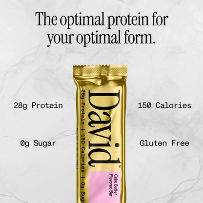David High Protein Bars, Cake Batter - 28G Protein - 1 Carton, 12CT