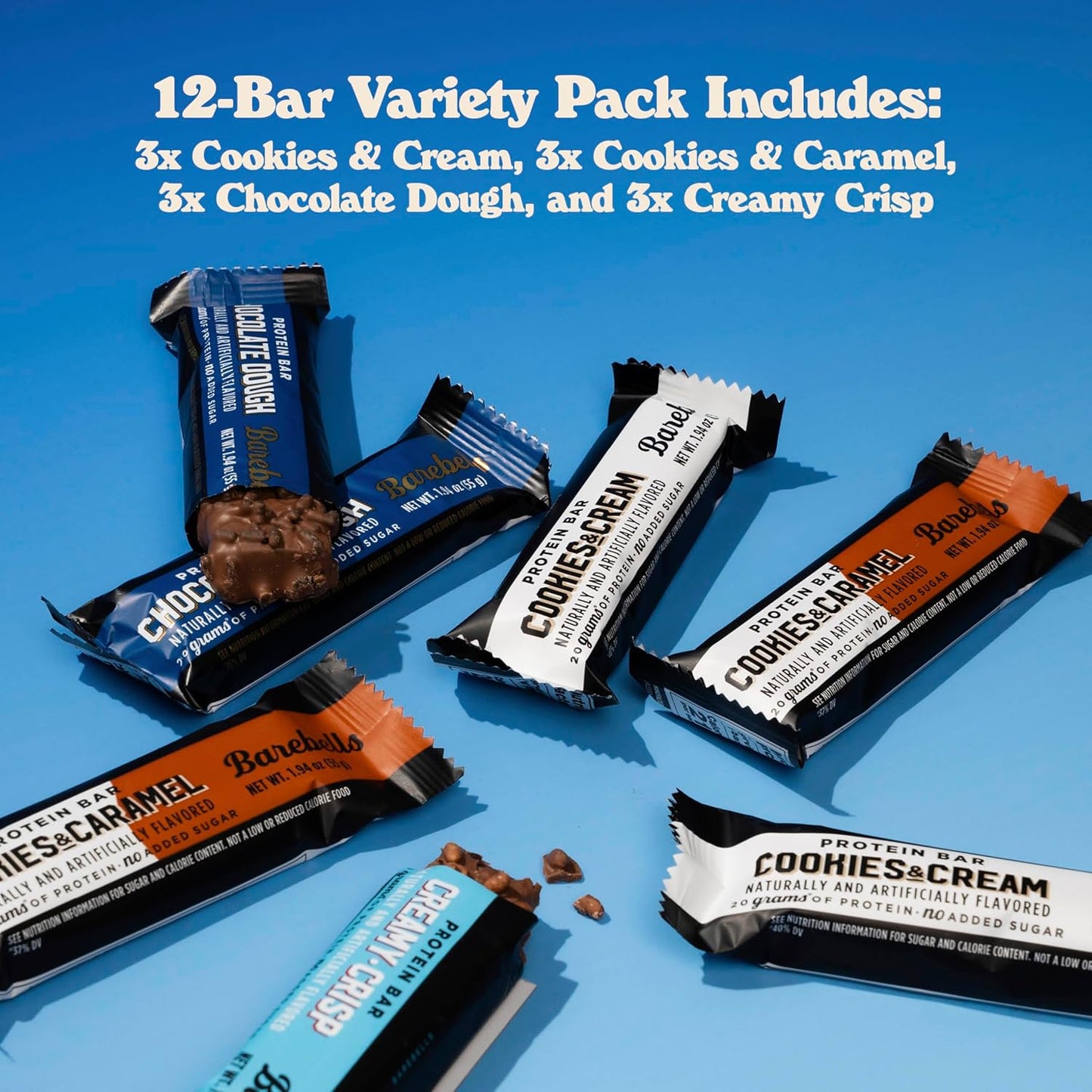 Barebells - Protein Bars - People's Choice Variety Pack – 20G Protein - 12CT