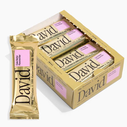 David High Protein Bars, Cake Batter - 28G Protein - 1 Carton, 12CT