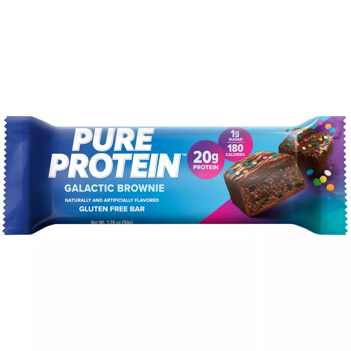 Pure Protein - Galactic Brownie- 20G Protein - 12CT