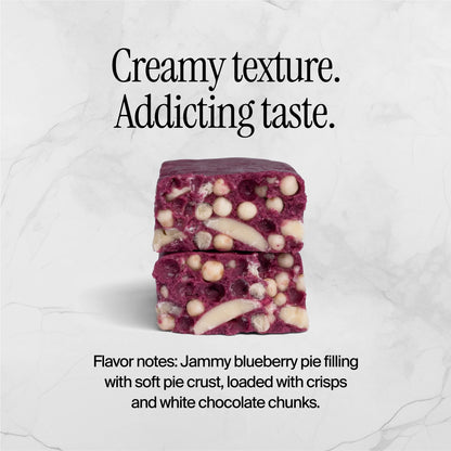 David High Protein Bars, Blueberry Pie - 28G Protein - 1 Carton, 12CT