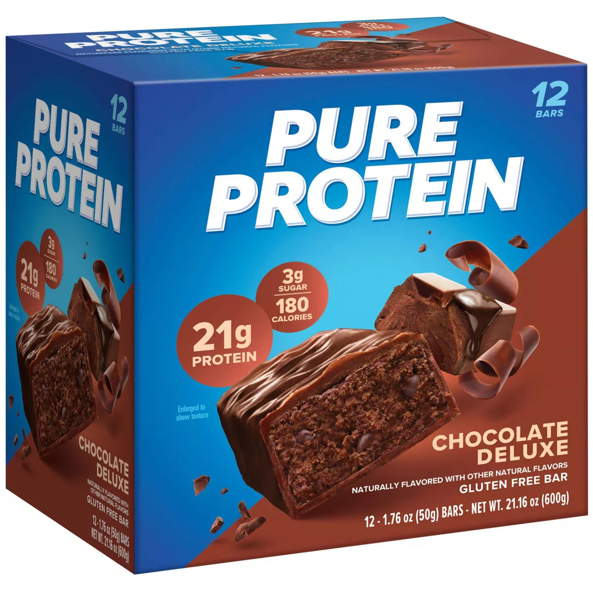 Pure Protein - Chocolate Deluxe - 21G Protein - 12CT
