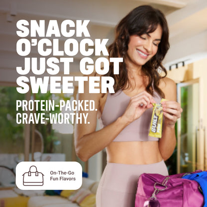 BUILT Puff Protein Bars - Banana Cream Pie - 17G Protein - Collagen - 12CT