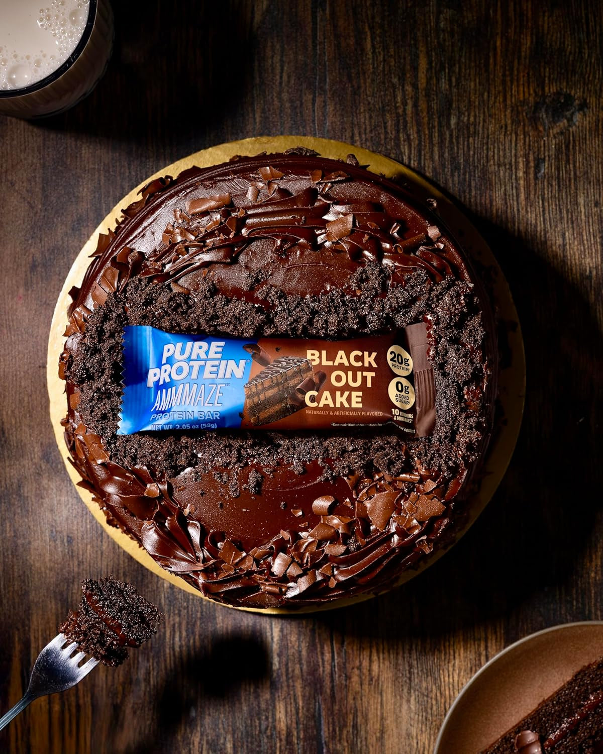 Pure Protein - AMMMAZE - Blackout Cake  – 20G Protein - 12CT