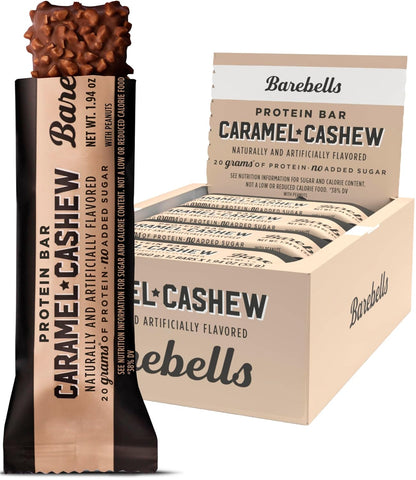 Barebells - Protein Bars - Caramel Cashew - 20G Protein - 12CT