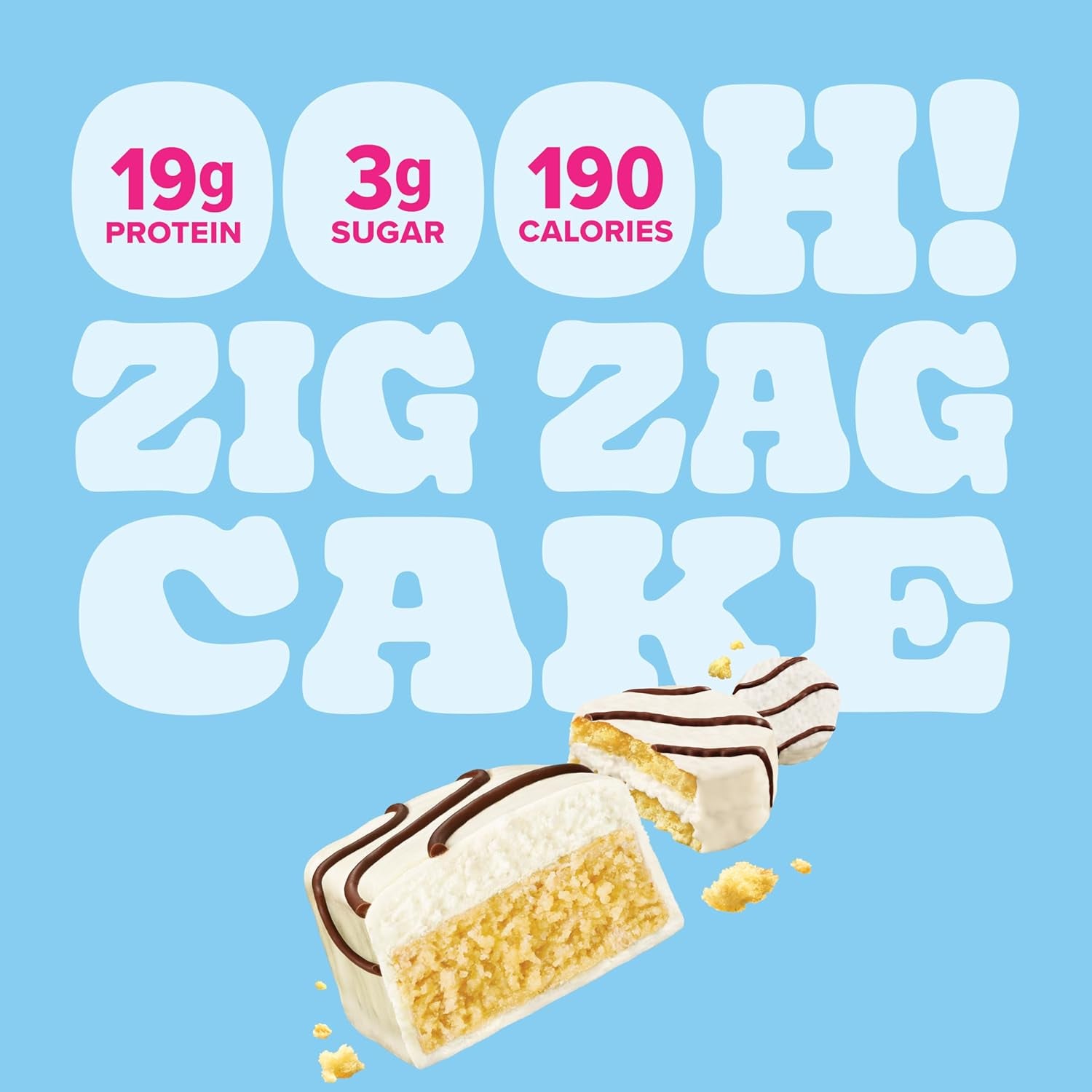 Pure Protein - Zig Zag Cake – 19G Protein - 4CT