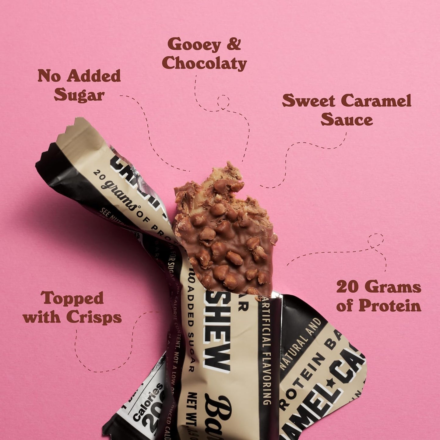 Barebells - Protein Bars - Caramel Cashew - 20G Protein - 12CT