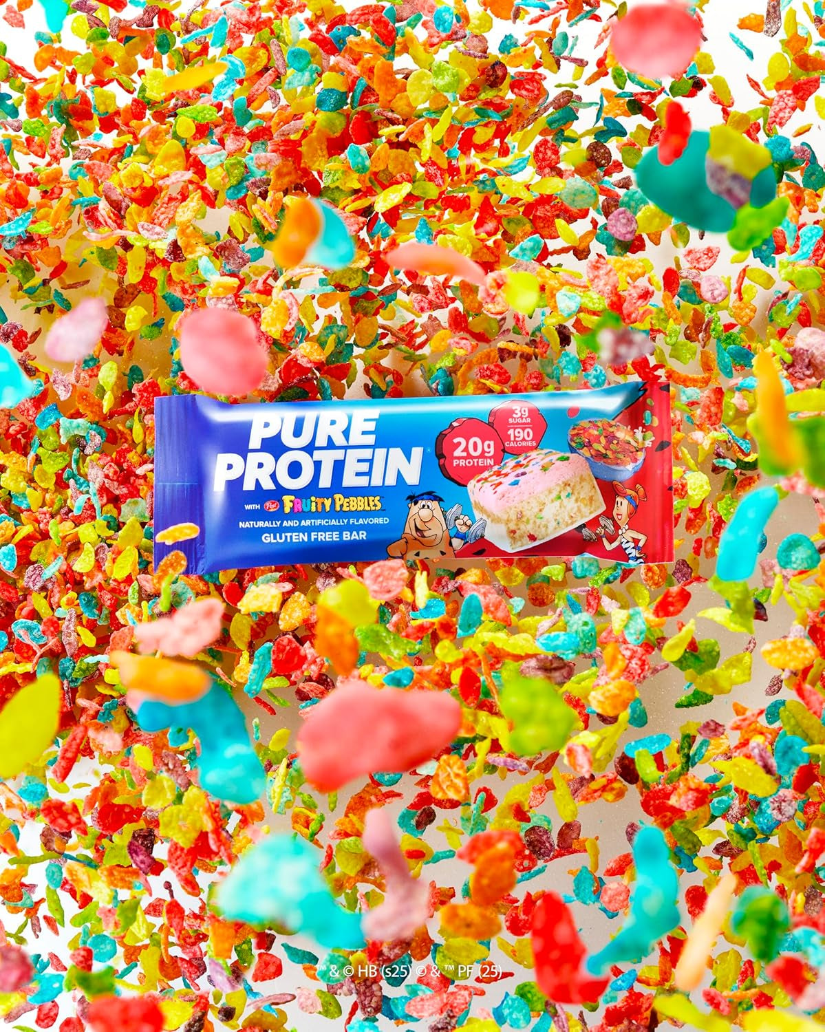 Pure Protein - Fruity PEBBLES™ Protein Bars – 20G Protein - 4CT