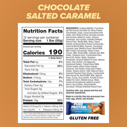 Pure Protein - Chocolate Salted Caramel - 19G Protein - 12CT