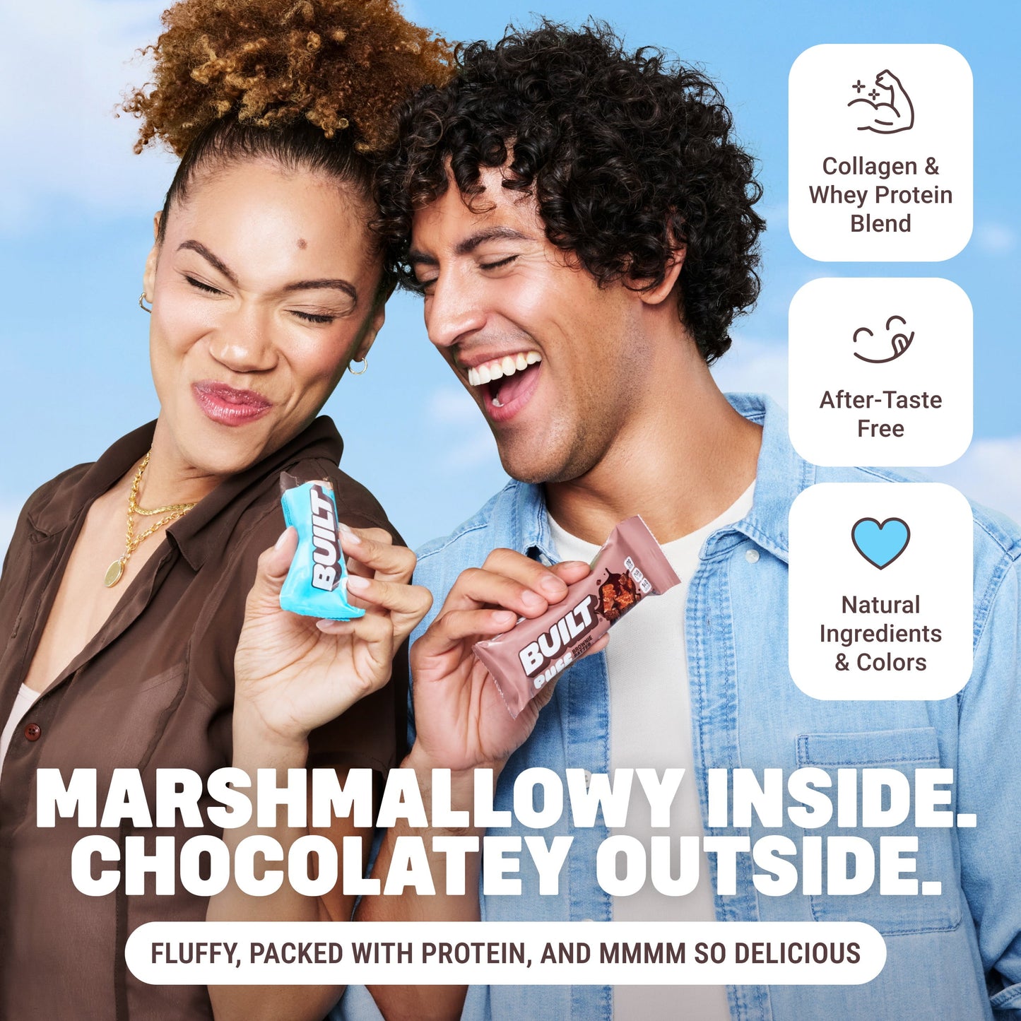 BUILT Puff Protein Bars - Variety Pack - 12CT