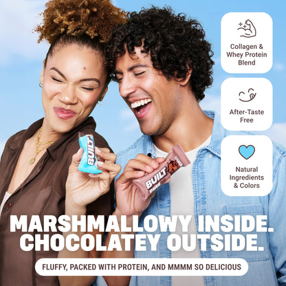 BUILT Puff Protein Bars - Variety Pack - 12CT