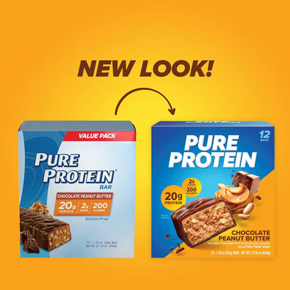 Pure Protein - Chocolate Peanut Butter - 20G Protein - 12CT