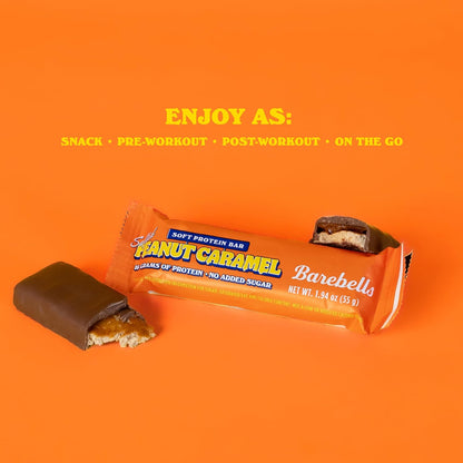 Barebells - Protein Bars - Salted Peanut Caramel - 16G Protein Treats - 12CT