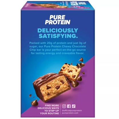 Pure Protein - Chewy Chocolate Chip - 20G Protein - 12CT