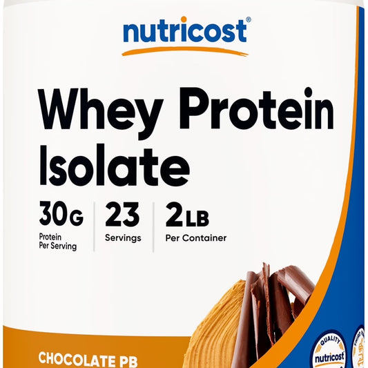 Whey Protein Isolate Powder (Chocolate Peanut Butter, 2 Pounds)