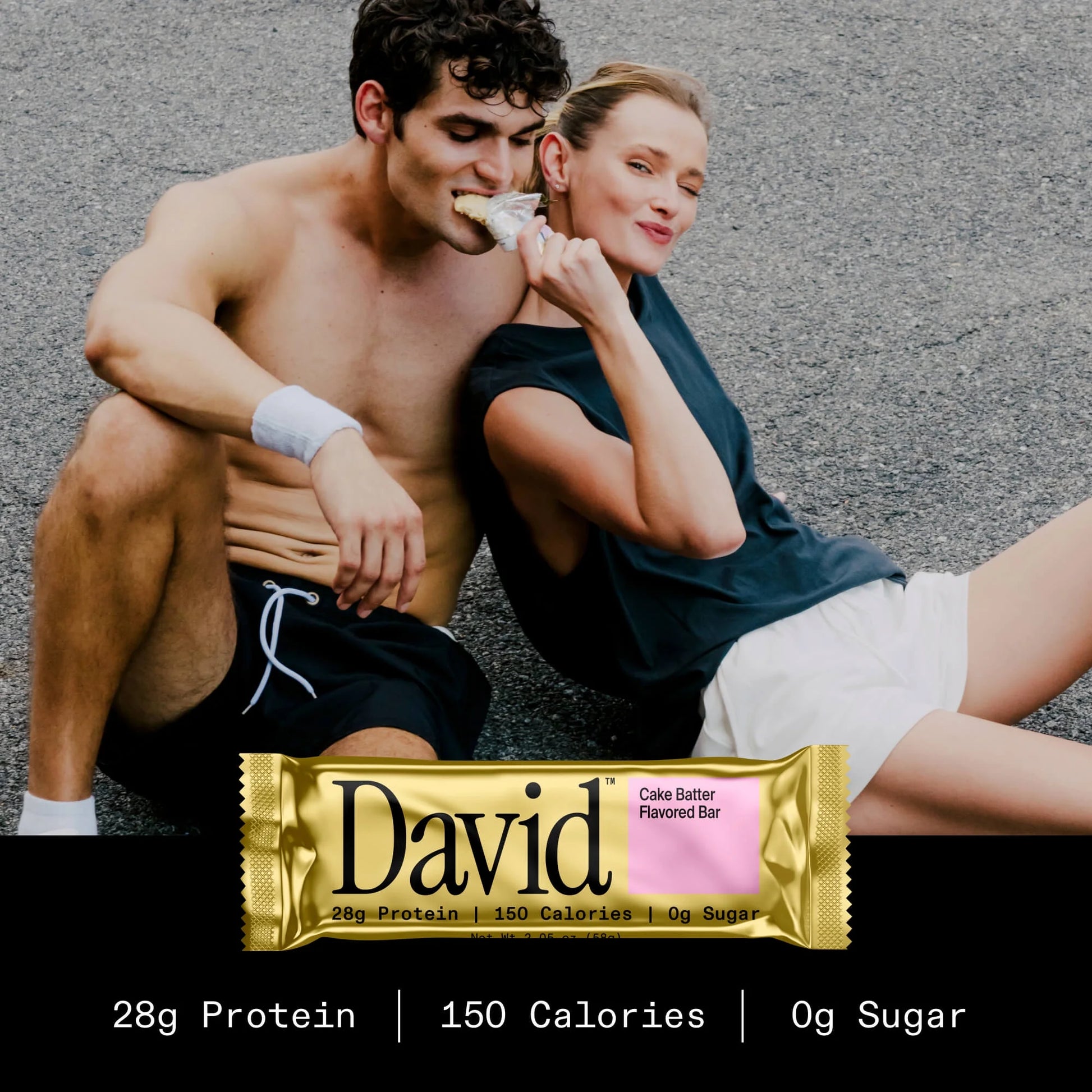 David High Protein Bars, Cake Batter - 28G Protein - 1 Carton, 12CT