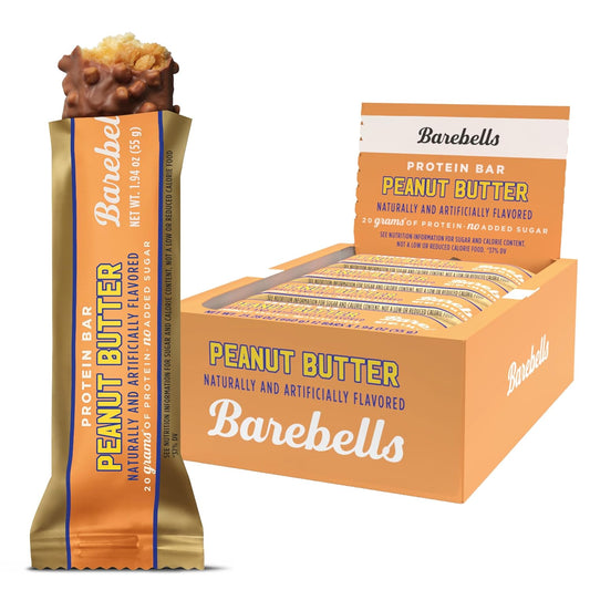 Barebells - Protein Bars - Peanut Butter - 20G Protein - 12CT