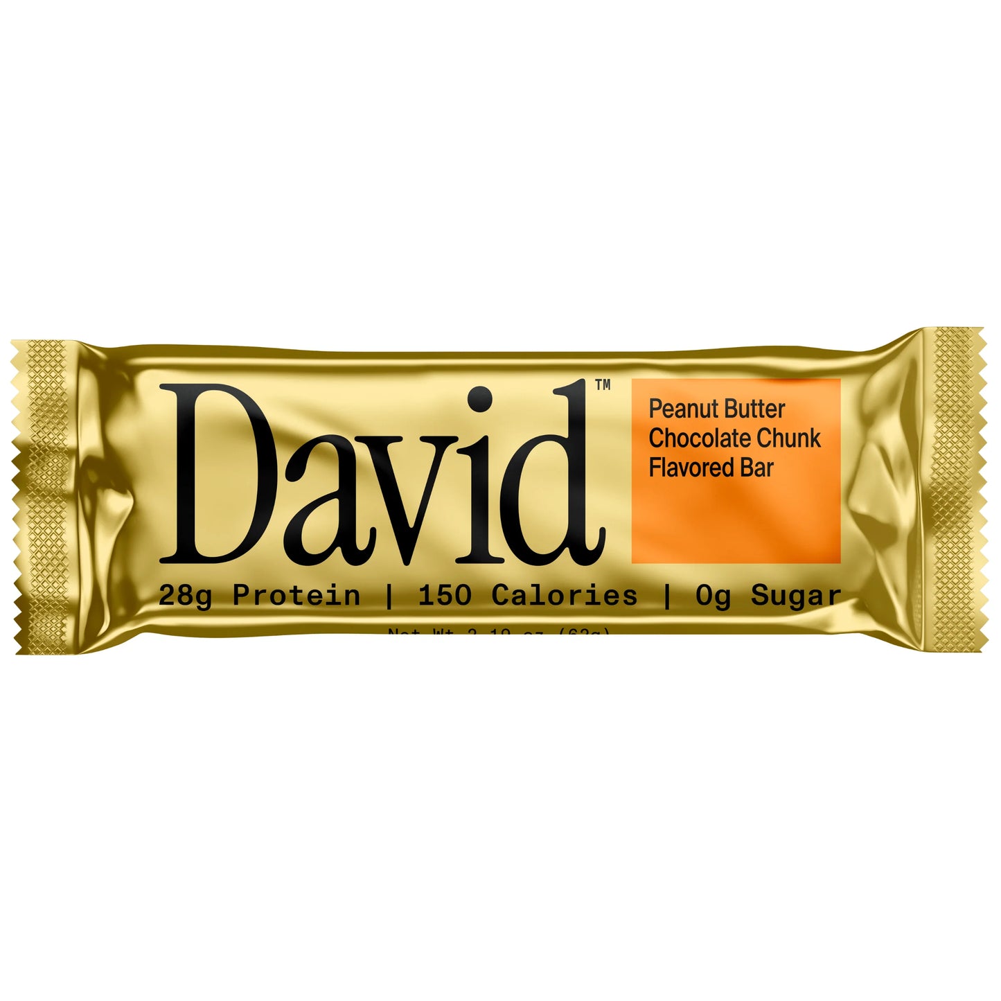 David High Protein Bars, Peanut Butter Chocolate Chunk - 28G Protein - 1 Carton, 12CT