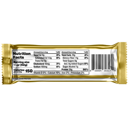 David High Protein Bars, Salted Peanut Butter - 28G Protein - 1 Carton, 12CT