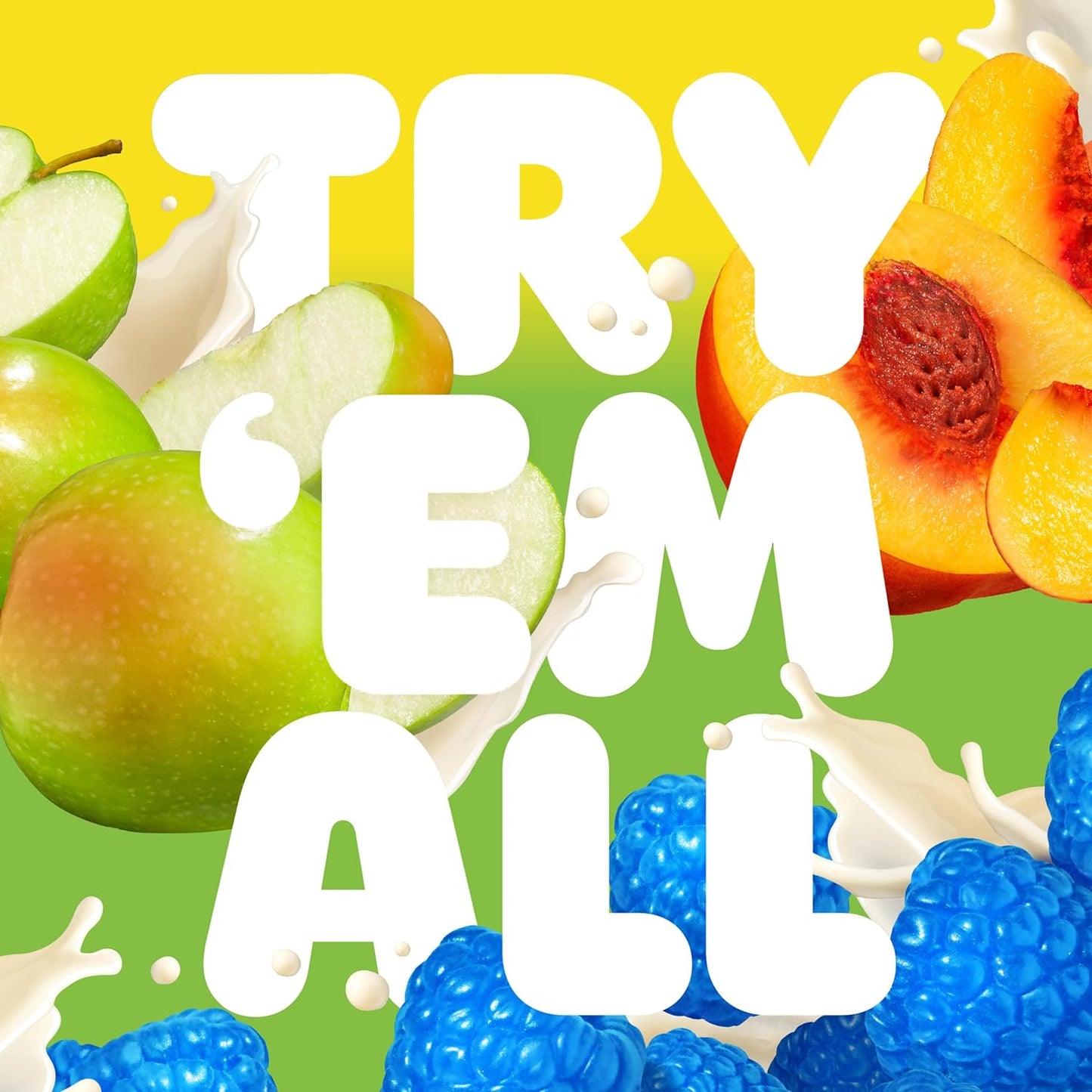 BUILT Sour Puff Protein Bars - Green Apple Crush - 16G Protein - Collagen - 12CT