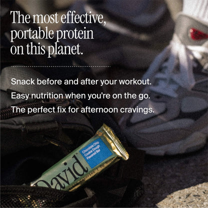 David High Protein Bars, Fudge Brownie - 28G Protein - 1 Carton, 12CT
