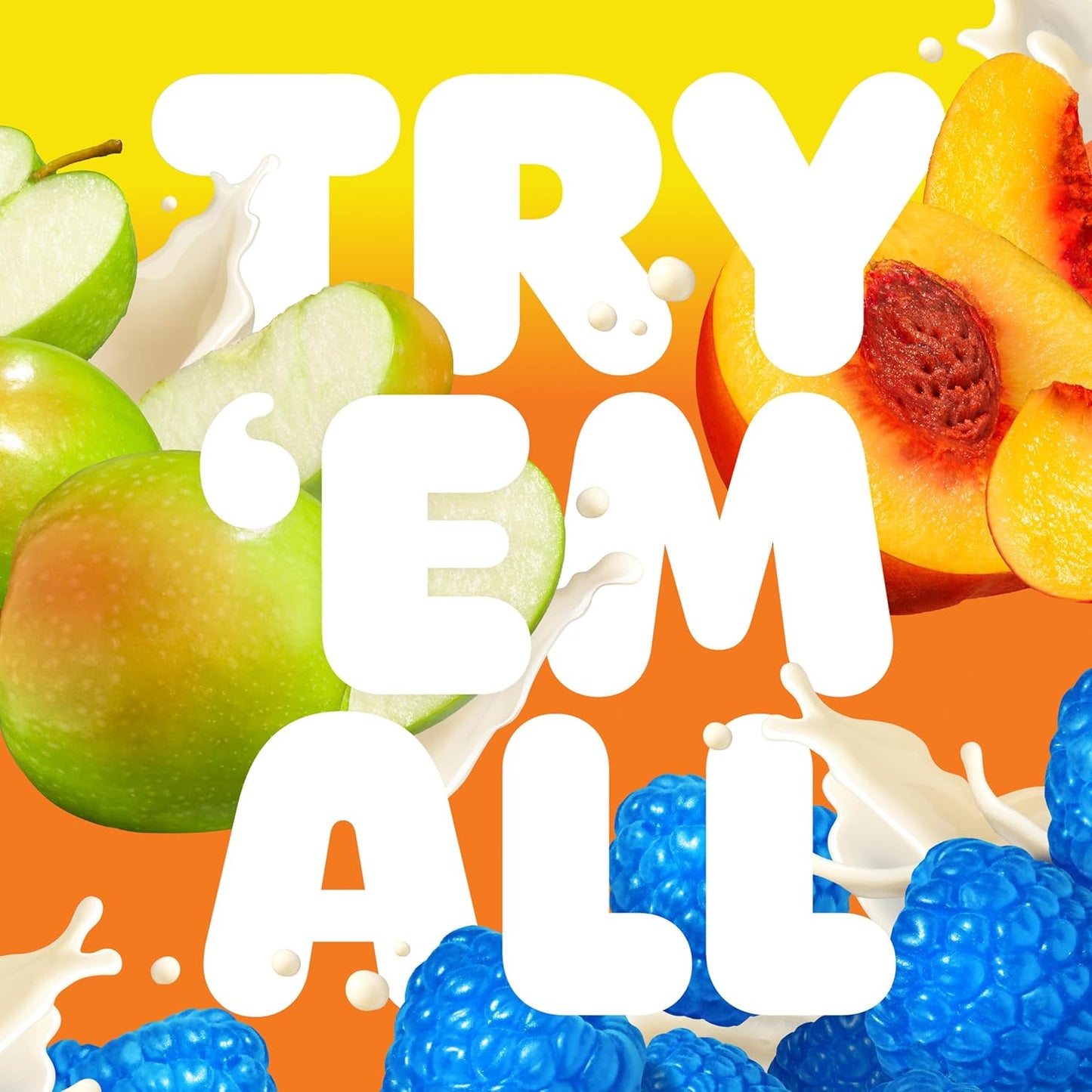 BUILT Sour Puff Protein Bars - Sweet Peach Punch - 16G Protein - Collagen -12CT